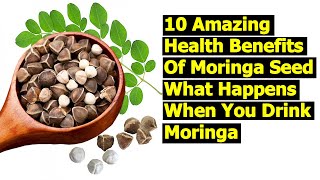 10 Amazing Health Benefits Of Moringa Seed  What Happens When You Drink Moringa [upl. by Ezana]