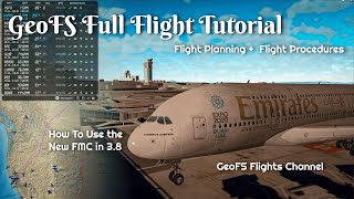 GeoFS Full Flight Tutorial Planning  Procedures  GeoFS Flights Channel [upl. by Aliab413]