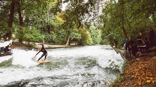 River Surfing In Munich with Mick Fanning [upl. by Ambrosius]