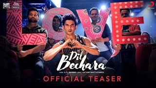 Dil Bechara Title Track  Official Teaser  Sushant Singh Rajput  Sanjana Sanghi  AR Rahman [upl. by Cecily]