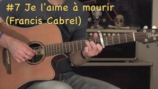 10 classiques francophones guitare acoustique [upl. by Henrik]