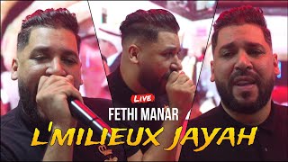 Fethi Manar 2024 live  LMilieux Jayah قولولي وين راني رايح ©️ Avec Bachir Palolo Mariage [upl. by Ntisuj]