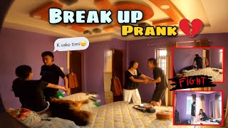 BREAKUP PRANK ON GIRLFRIEND  THIS HAPPEN 😱 WATCH TILL THE END 😰 [upl. by Lihas]