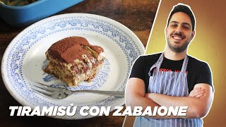 TIRAMISÙ CON LO ZABAIONE  dolce tradizionale al caffè con uova pastorizzate [upl. by Louis]