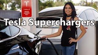 Tesla Superchargers  What are they How do they work [upl. by Rednaeel]