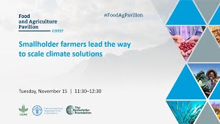 Smallholder farmers lead the way to scale climate solutions [upl. by Nnylatsyrk]