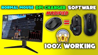 Normal Mouse dpi changer software  How To Change Non Gaming Mouse Dpi  mouse dpi free fire pc 2022 [upl. by Euhsoj]