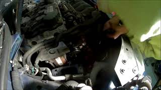 VW T5 25l 5 cylinder water pump replacement [upl. by Susette]