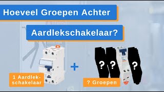 Hoeveel Groepen Achter een Aardlekschakelaar Aardlekbeveiliging  GewissElektro [upl. by Bryn444]