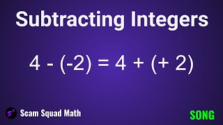 Subtracting Integers Song Keep Change Change [upl. by Enneire908]