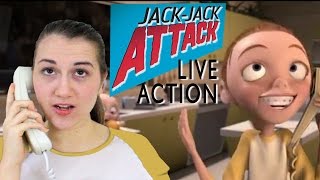 Jack Jack Attack  The Incredibles  LIVE ACTION [upl. by Prochoras]