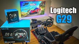 Forza Horizon 5 with the Logitech G29  Driving Force Shifter  Does it work [upl. by Iveksarap553]