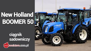 Ciągnik sadowniczy  New Holland BOOMER 50 [upl. by Araas119]