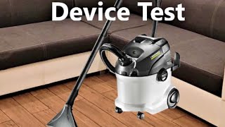 Vacuum Washer Karcher SE 6100 Unboxing and Testing  Cleaner for Upholstery Carpets Hard Floors [upl. by Harley697]