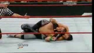 The Miz Gives John Cena the sleeper hold [upl. by Eninahpets]