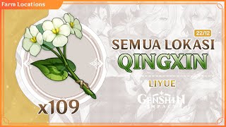 MULUNG IMPEK  SEMUA LOKASI QINGXIN GENSHIN IMPACT UNTUK XIAO GANYU SHENHE ASCENSION MATERIALS [upl. by Neelsaj504]