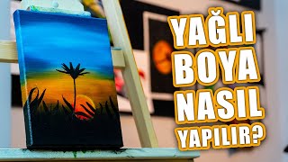 BASİT YAĞLI BOYA NASIL YAPILIR [upl. by Lemuelah361]