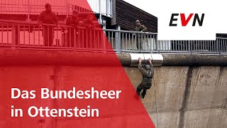 Abseilen von der Staumauer  Das Bundesheer in Ottenstein [upl. by Ahsikat]