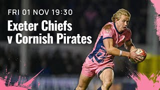 Highlights  Cornish Pirates v Exeter Chiefs  Premiership Rugby Cup Round 1 [upl. by Salzhauer659]