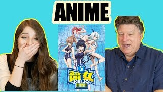 MY FAMILY REACTS TO ANIME Keijo MUST WATCH [upl. by Kaile]