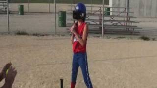 Softball Hitting Girls Fast Pitch keep your head eyes on the softball  Head On The Ball [upl. by Hapte]