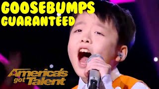 Jeffrey Li All Performances Compilation Americas Got Talent 2019  GOOSEBUMPS GUARANTEED [upl. by Dugaid]