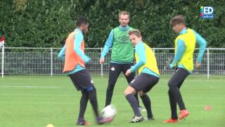 Siem de Jong fit voor Willem II [upl. by Niwle]