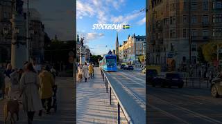 Stockholm one of the most beautiful capitals in the world 🇸🇪 sweden shorts nordic stockholm [upl. by Peppie]