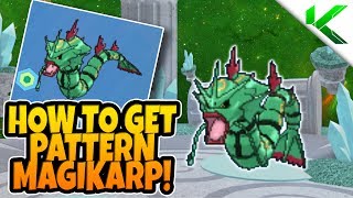 HOW TO GET THE MAGIKARP PATTERN  Pokemon Brick Bronze [upl. by Neimad]