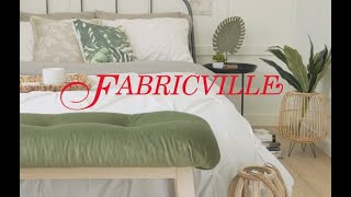 Fabricville amp Je Decor  How to make a Tufted Bench [upl. by Avenej73]