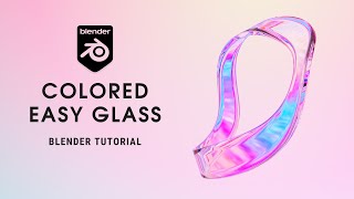 Colored Glass in Blender  Blender Tutorial [upl. by Sirhc]