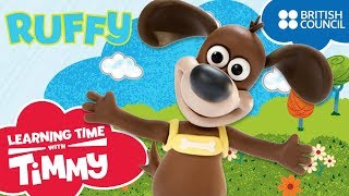 Meet Ruffy  Learning Time with Timmy  Learn Animal Sounds for Children [upl. by Yortal175]