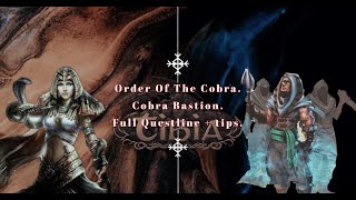 Tibia 2021  Order Of the Cobra Cobra Bastion access For Scarlett Etzel  Complete Questline [upl. by Llednor]