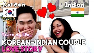 Love Story of Lovely IndianKorean Couple  An Indian girl who is dating with Korean [upl. by Aleck845]