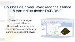 Tutoriel Vidéo dEdificius  Courbes de niveau avec la reconnaissance à partir du DXFDWG [upl. by Garfield429]