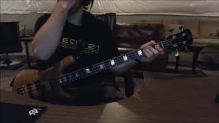 Coheed And Cambria Everything Evil Bass Cover [upl. by Lecirg32]