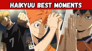 Haikyuu Season 4 Best moments 『ハイキュー』To the Top 2nd Season [upl. by Oranneg]