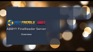 ABBYY FineReader Server Overview [upl. by Iclehc792]