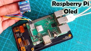 Raspberry Pi Oled Display I2C SSD1306 Display Module Interfacing and programming [upl. by Schlessel]