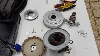 Tutorial 3a ed ultima Parte Riparazione Aspirapolvere Hoover Problema Motore Rumoroso [upl. by Lladnew]