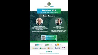 Webinar 29  Heatwaves and the Urban Environment amp Public engagement and the public realm [upl. by Snell]