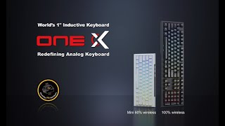 Ducky One X  Worlds First Inductive Keyboard [upl. by Ahtnammas]