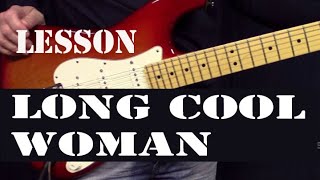 quotLong Cool Woman in a Black Dressquot Guitar Lesson [upl. by Huggins]