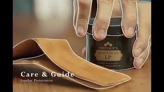 Applying Heavy Duty Wax for Your Vegetable Tanned Leather Goods [upl. by Ender65]