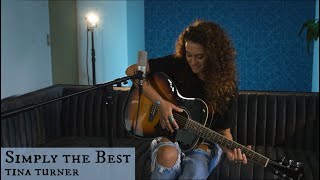 Simply The Best  Tina Turner acoustic cover Bailey Rushlow [upl. by Earahs]