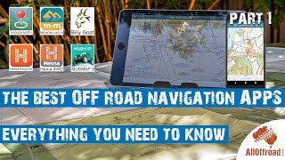 The Best GPS Navigation Apps for OFFRoad and 4wd use  Part 1 Hema vs Mud Map 3 2019 [upl. by Notkcorb]