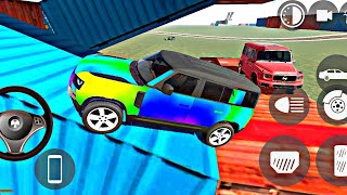 RGB Defender vs Red Mercedes GWagon Ultimate Ramp Challenge [upl. by Egide884]