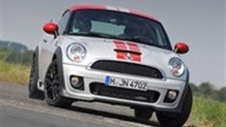 Mini Coupe JCW video review by autocarcouk [upl. by Eenot]