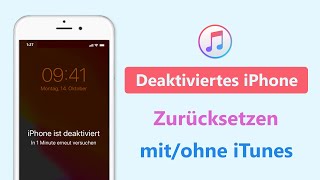 MitOhne iTunes Deaktivietes iPhone zurücksetzen oder wiederherstellen iOS 171615 [upl. by Imat]