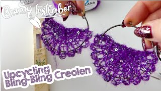 Upcycling aus alten Creolen mach Neue CraSy Testlabor [upl. by Iarahs]